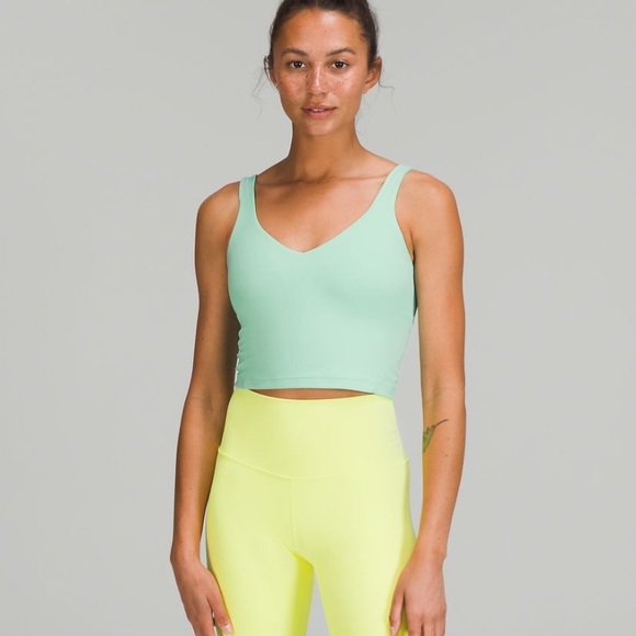 LULULEMON GREEN ALIGN TANK SIZE 6 - Picture 4 of 5